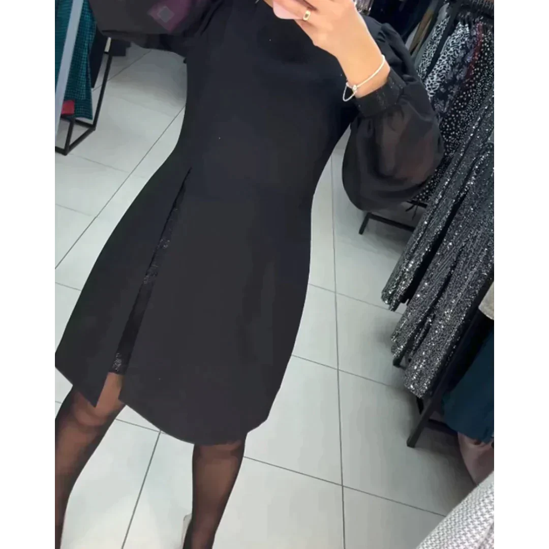 Modacrest™️ Elegant Solid Color Dress