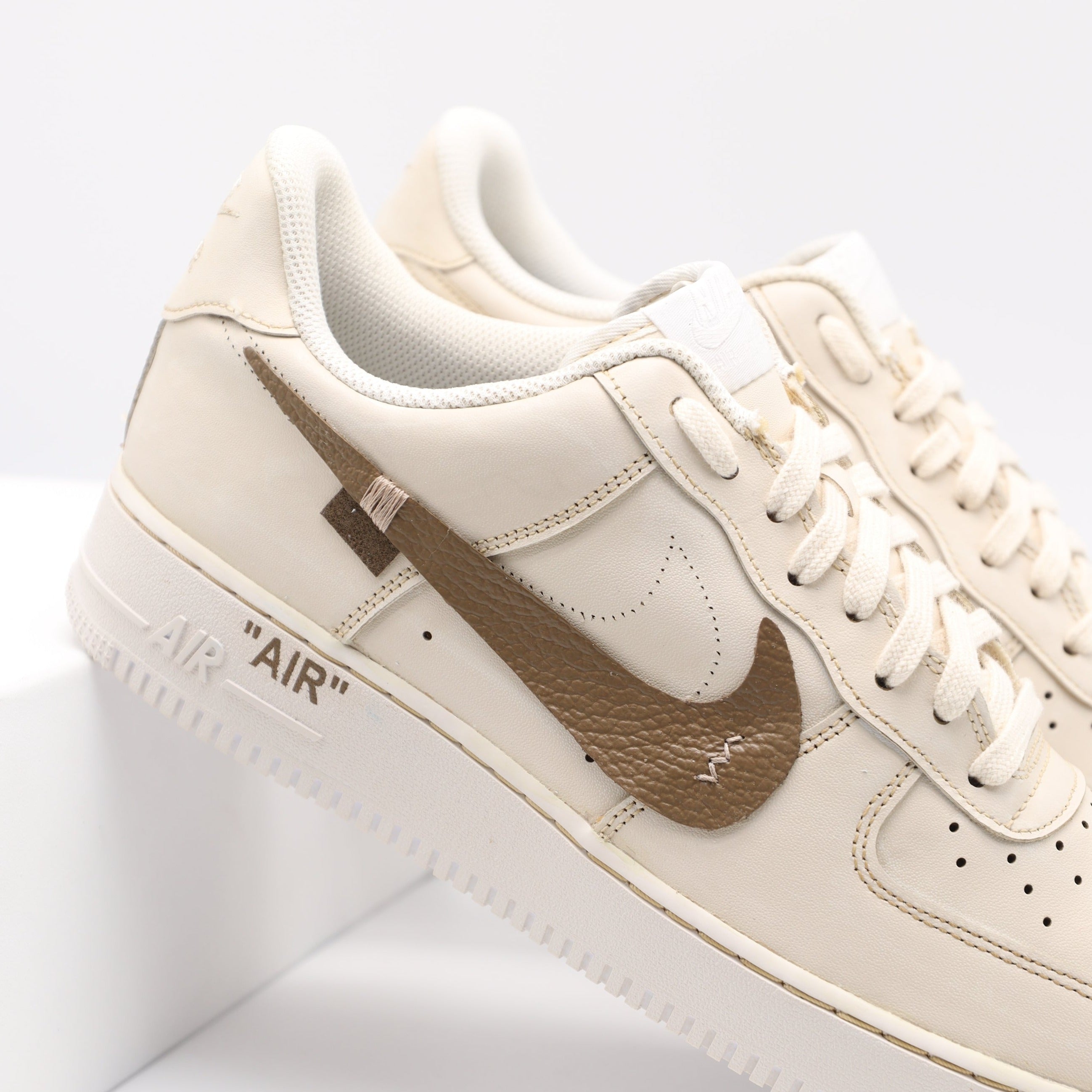 Nike Air Force 1 - Coffee Swoosh